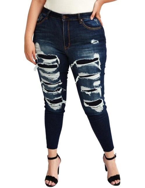 Jeans skinny Balam 6119 corte media cintura para mujer en Liverpool