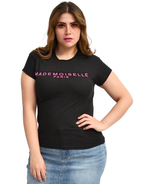 Playera Roman Fashion cuello redondo para mujer