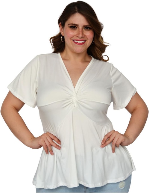 Blusa manga corta para mujer 1