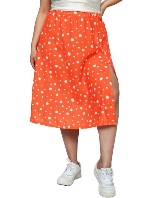 Falda midi cintura alta 1