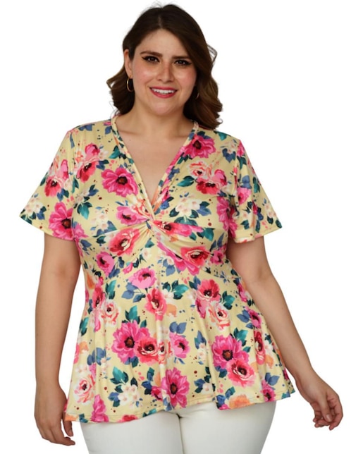 Blusa manga corta para mujer 1