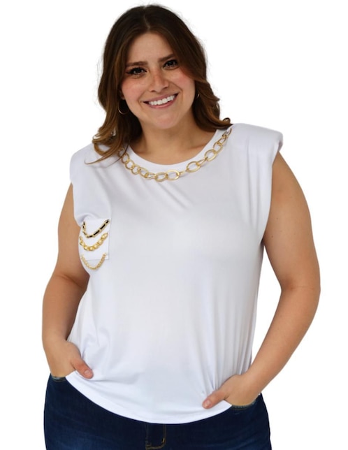 Blusa manga corta para mujer 1