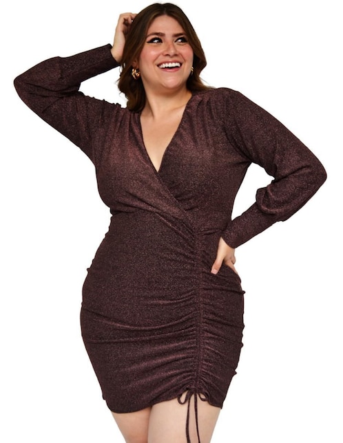 Vestido mini de fiesta Roman Fashion escote medio