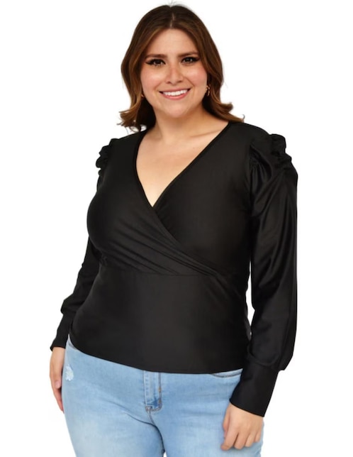 Blusa manga larga para mujer 1