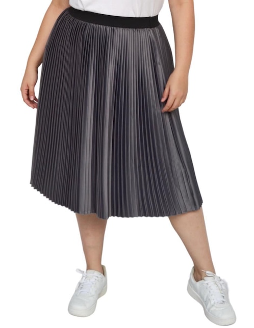 Falda midi a la cintura 1
