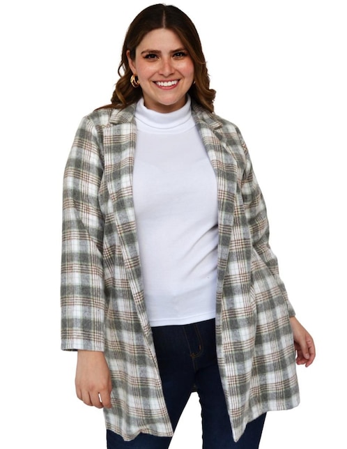 Suéter cuello camisero para mujer 1