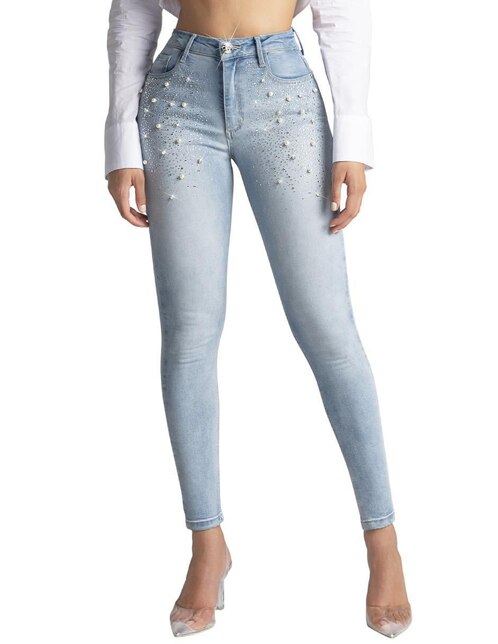 Jeans super skinny Seven Jeans corte cintura alta para mujer