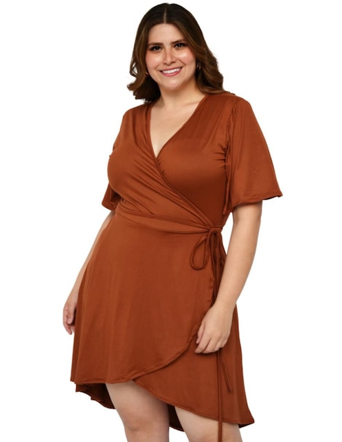 Vestido a la rodilla casual para mujer 1