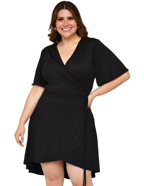 Vestido a la rodilla casual para mujer 1