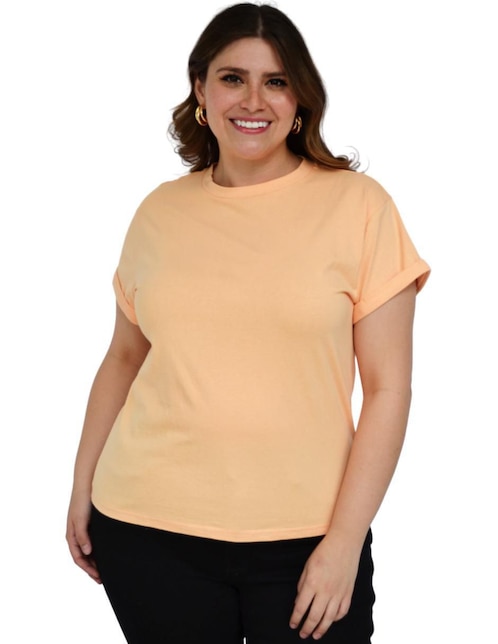 Playera manga corta Balam cuello redondo para mujer