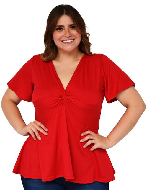 Blusa manga corta para mujer 1
