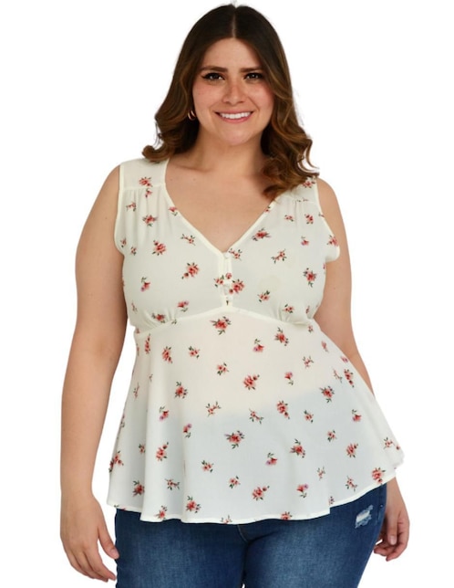 Blusa sin manga para mujer 1