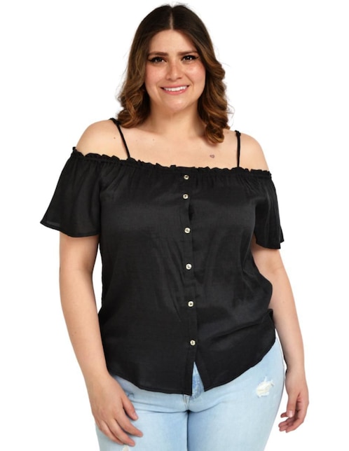 Blusa manga corta para mujer 1