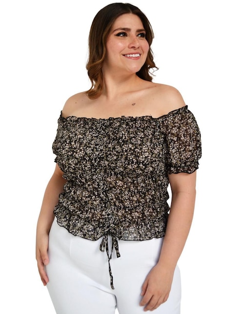 Blusa manga corta para mujer 1