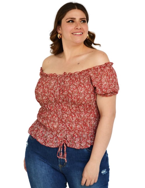 Blusa manga corta para mujer 1