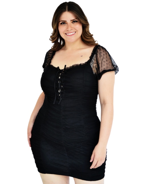 Vestido mini de fiesta Roman Fashion escote regular