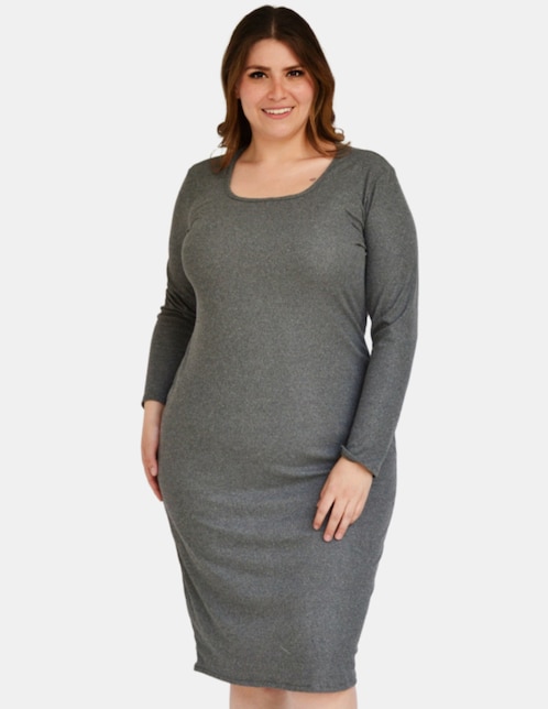 Vestido arriba de la rodilla casual para mujer 1