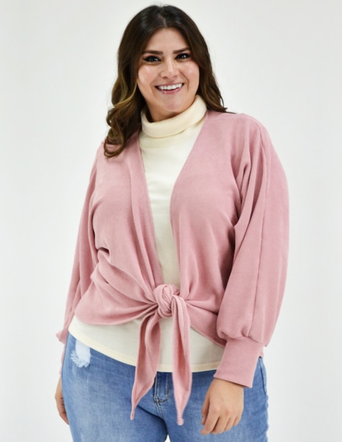 Suéter Roman Fashion cuello simulado para mujer