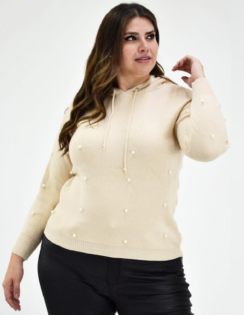 Suéter cuello redondo para mujer 1
