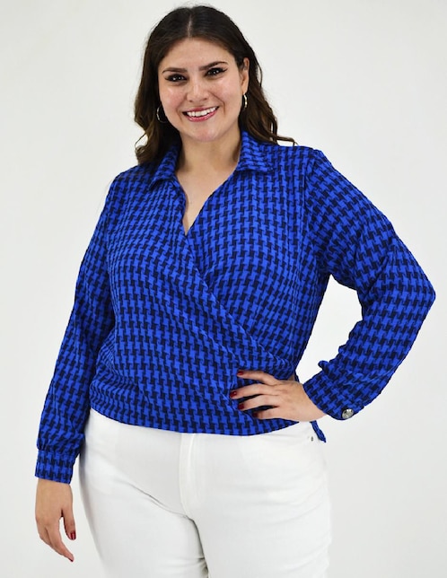 Blusa Lieb Manga Larga Para Mujer 1