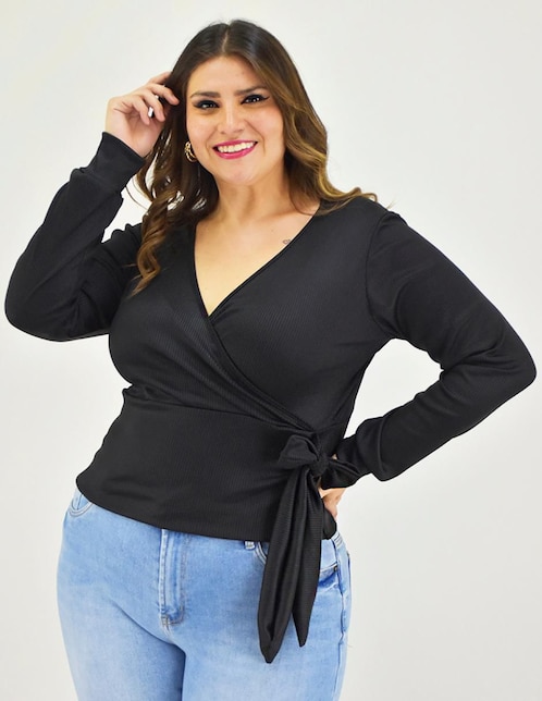 Blusa manga larga para mujer 1