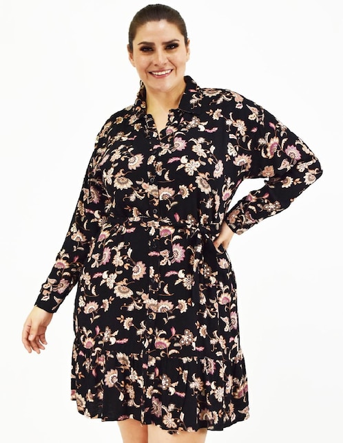 Vestido arriba de la rodilla casual Roman Fashion para mujer