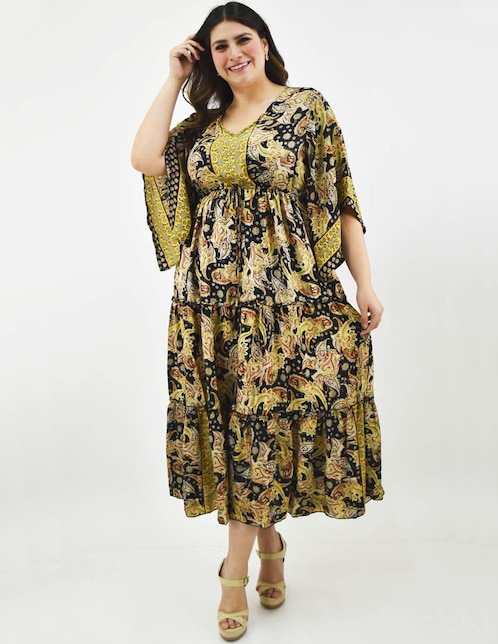 Vestido midi casual Roman Fashion para mujer