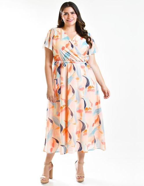 Vestido midi casual Roman Fashion para mujer