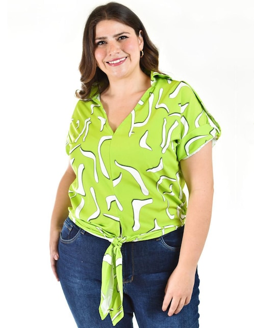 Blusa manga corta para mujer 1