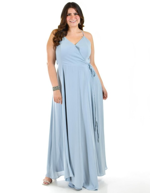 Vestido maxi de fiesta Roman Fashion escote V