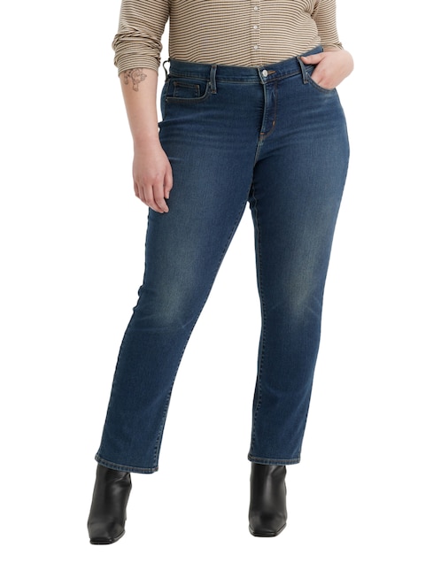 Jeans straight para mujer 1