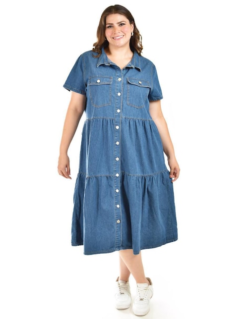 Vestido midi casual para mujer 1