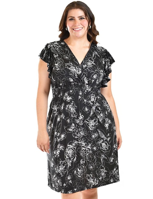 Vestido arriba de la rodilla casual para mujer 1
