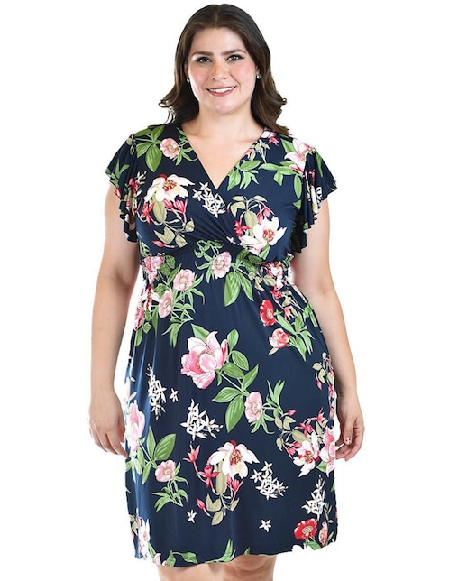 Vestido arriba de la rodilla casual Roman Fashion para mujer