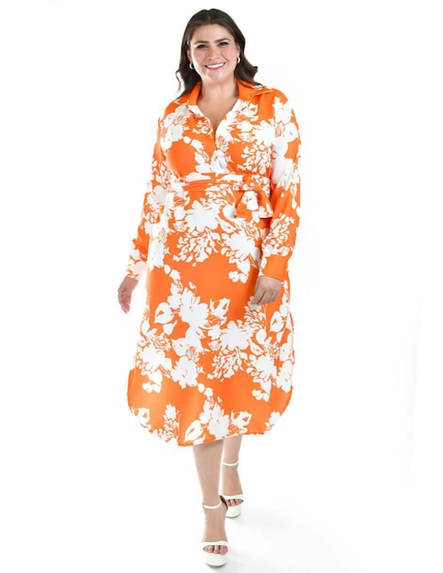 Vestido midi casual Roman Fashion para mujer