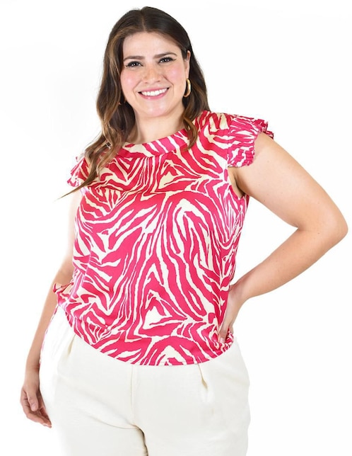 Blusa sin manga para mujer 1
