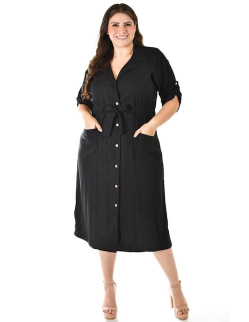 Vestido midi casual Roman Fashion para mujer