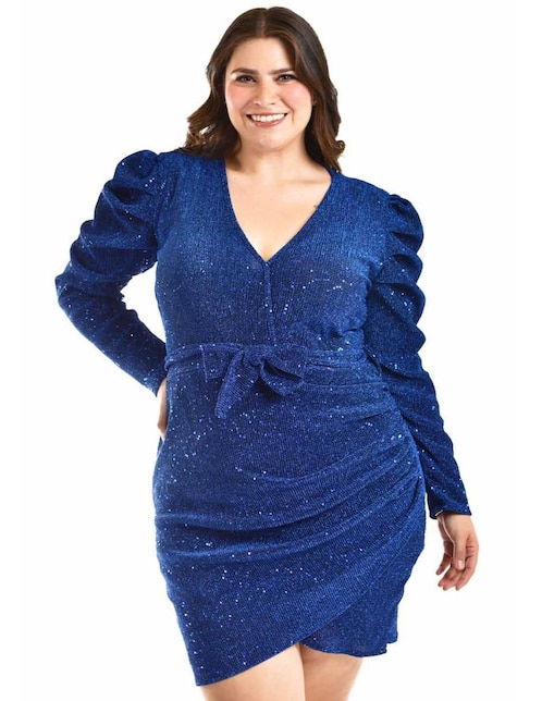 Vestido corto de fiesta Roman Fashion escote V
