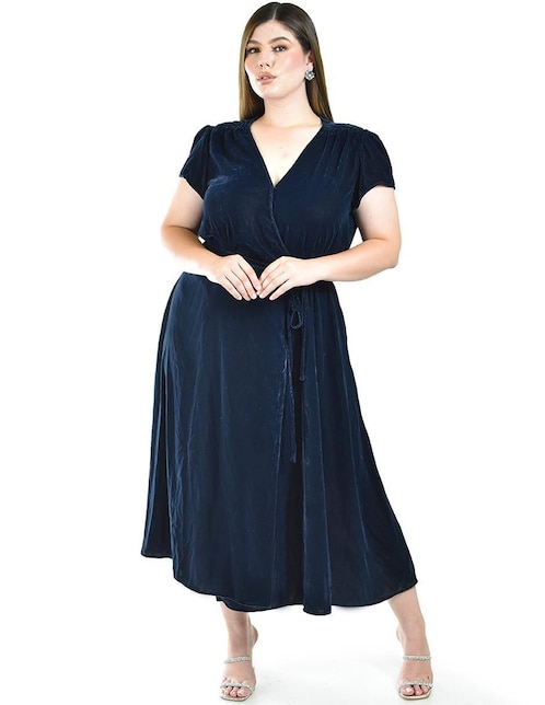 Vestido midi formal Roman Fashion para mujer