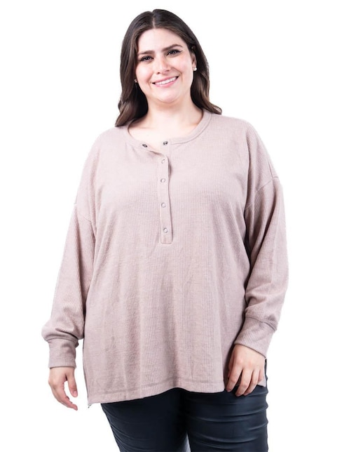 Suéter Roman Fashion cuello redondo para mujer