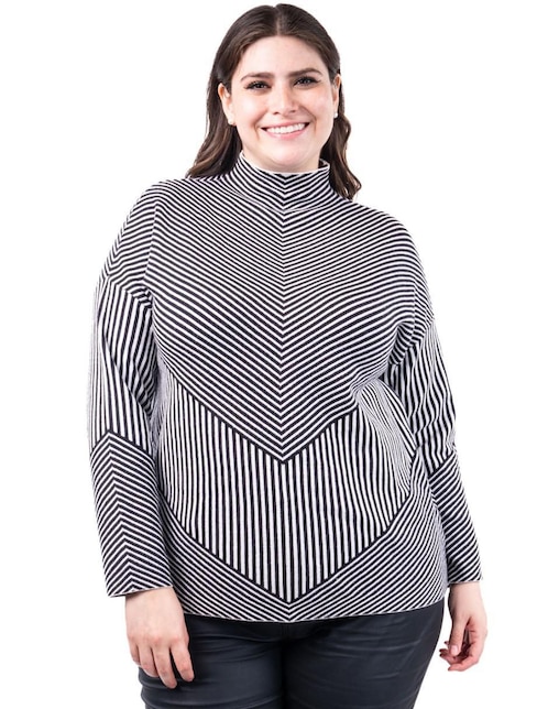 Suéter cuello alto para mujer 1