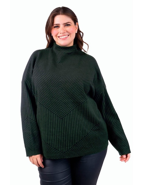 Suéter cuello alto para mujer 1