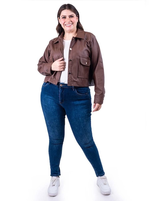 Chamarra casual impermeable para mujer 1