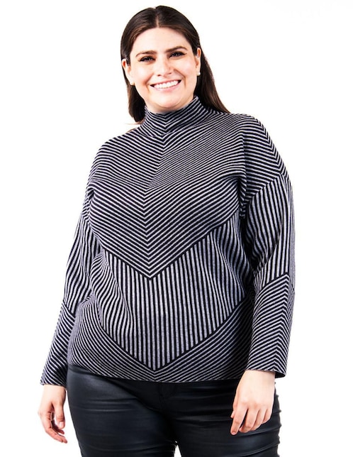 Suéter cuello alto para mujer 1