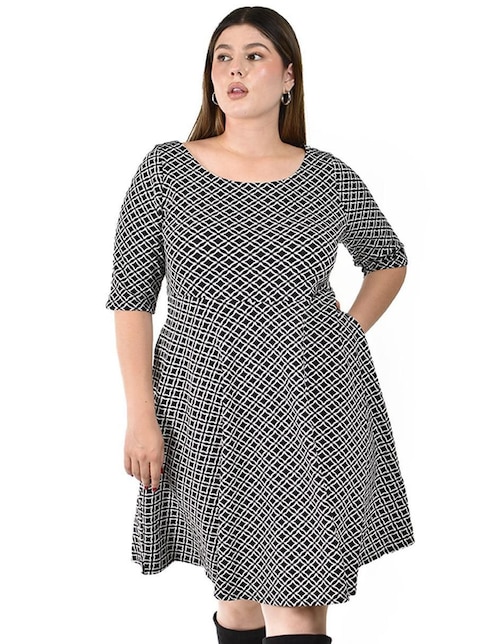 Vestido a la rodilla casual para mujer 1