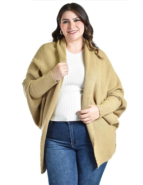 Cárdigan Largo Ensamble Dama Maxi Suéter Con Bolsas Para Mujer