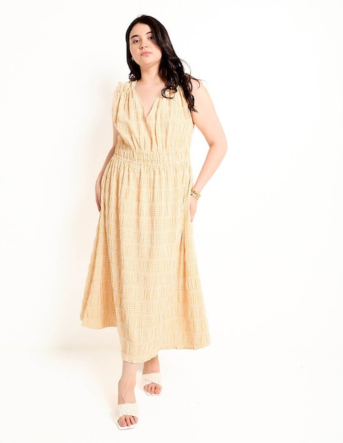 Vestido crop casual para mujer