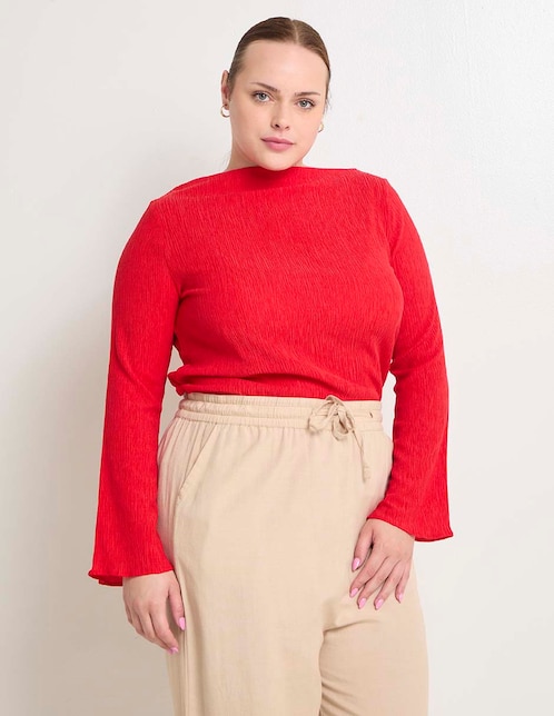 Blusa manga larga para mujer 1
