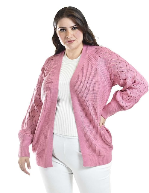 Suéter Roman Fashion cuello abierto para mujer
