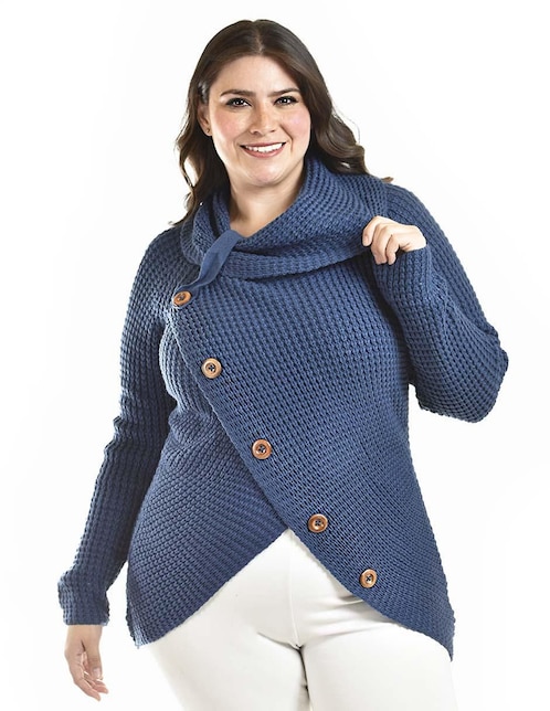 Suéter Roman Fashion cuello alto para mujer